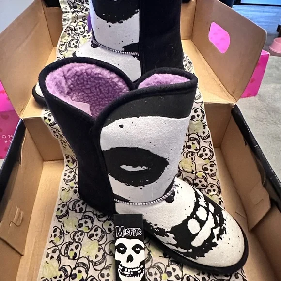 Iron Fist Mistfits Fugly Boots🖤💜💀BNIB NEVER WORN VINTAGE IN MINT CONDITION!SOLD - Picture 4 of 12